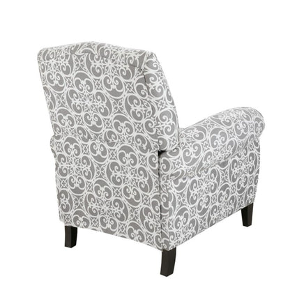 Kirby Transitional Push Back Recliner Chair