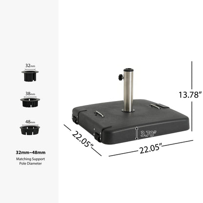Malden Outdoor 114-pound Square Umbrella Base