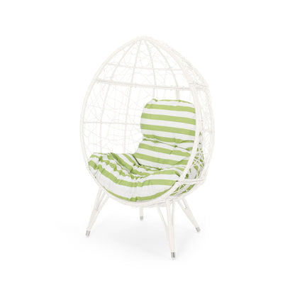 Cosmos - Round Hammered Iron Teardrop Chair
