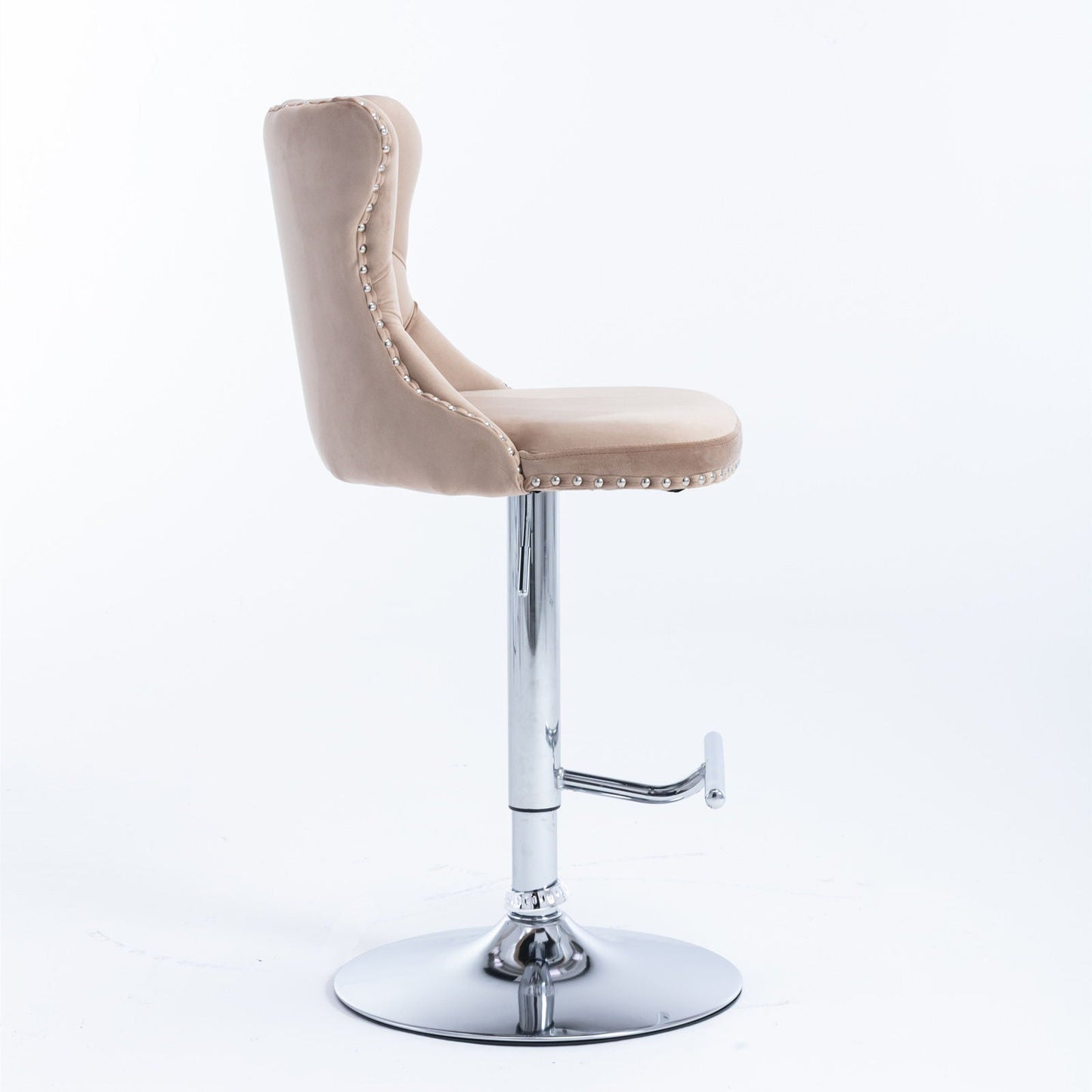 Swivel Adjustable Height Barstools Set of 2