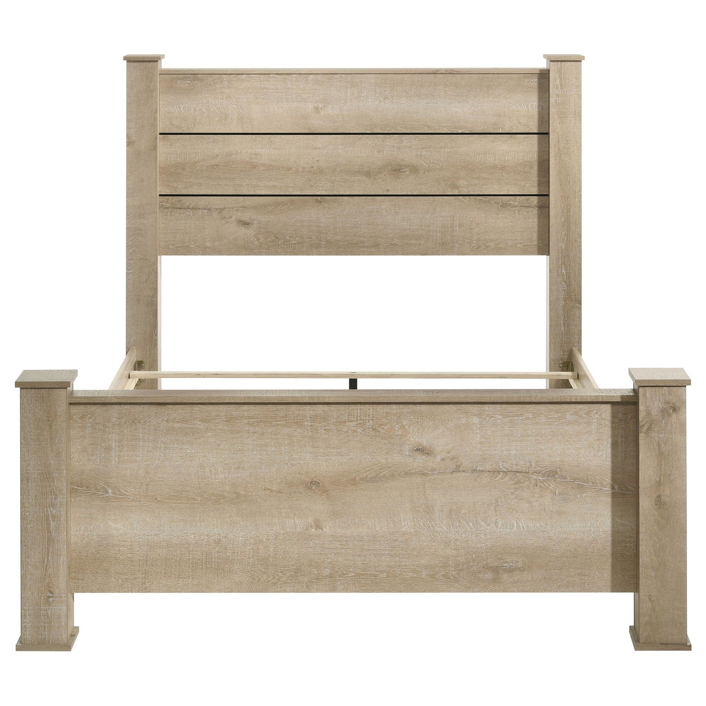 Sansome - Queen Panel Bed - Oak