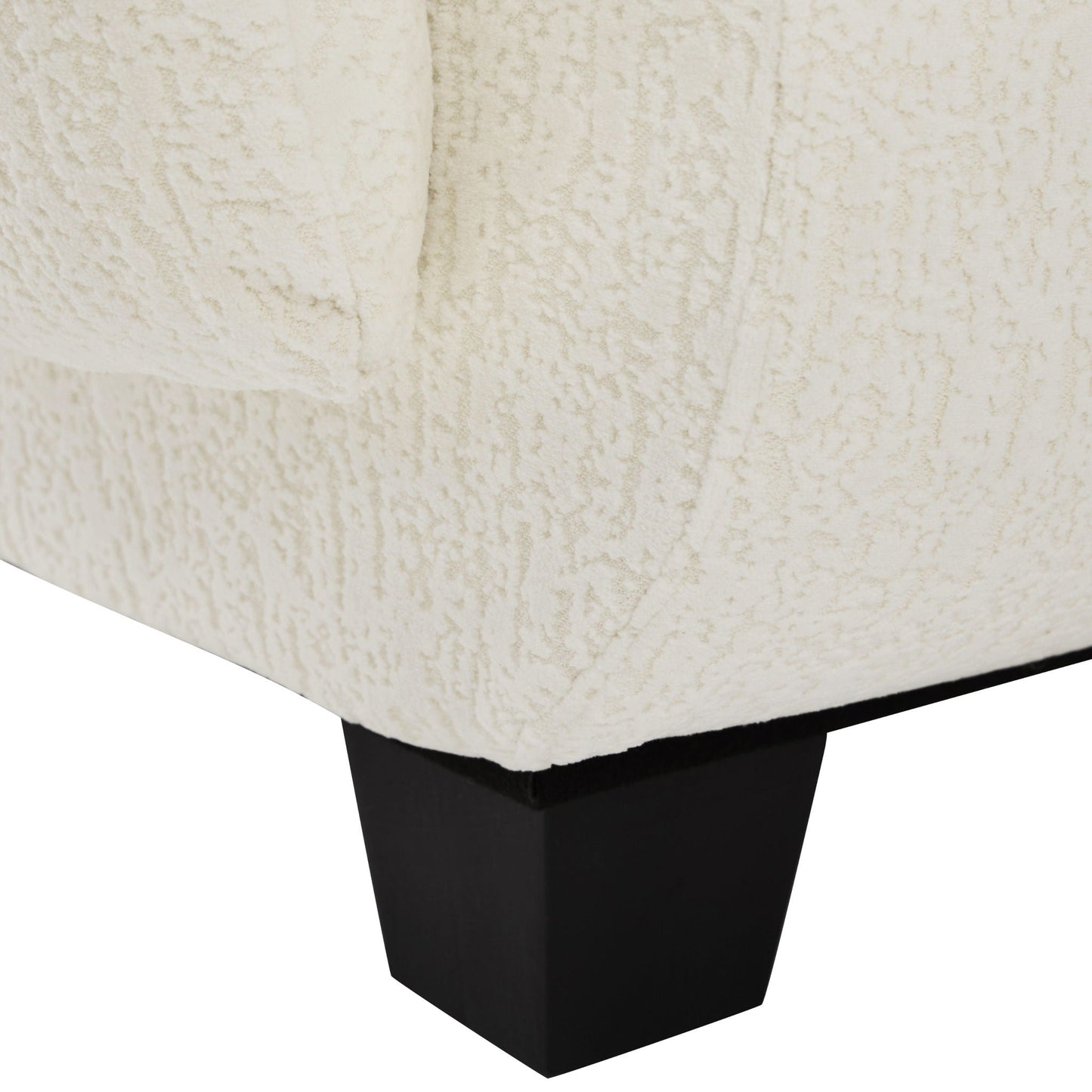 3 Seater Sofa Couch With Curved Armrests