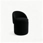 Upholstered Makeup Stool with Storage and Foldable Backrest