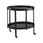 Oval Kitchen Island & Bar Cart