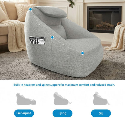 One Size Cloud Ergonomic Couch, Ash