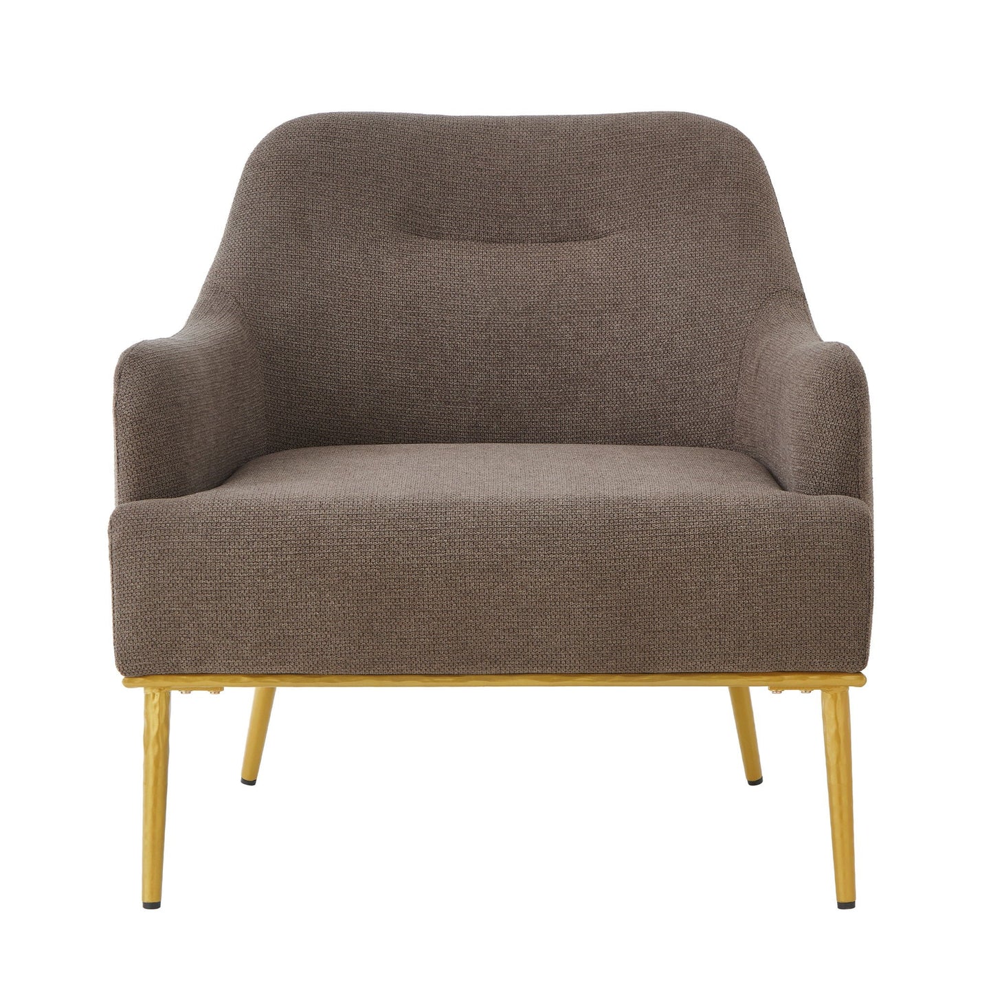 Modern Elegance Accent Chair With Curved Backrest