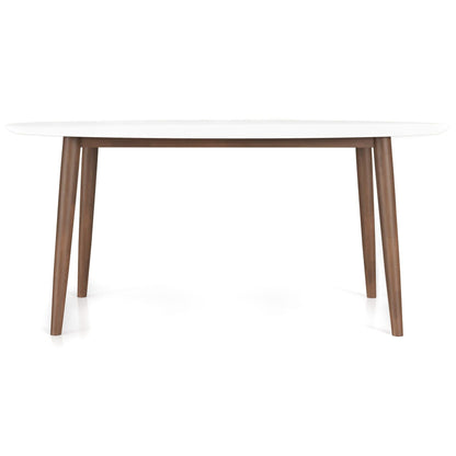 Ada - Mid-Century Modern Style Oval Dining Table