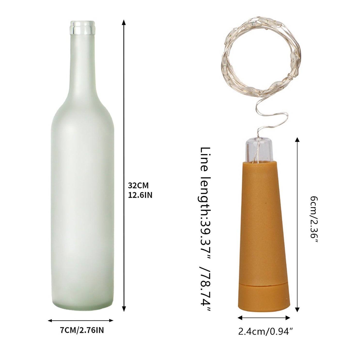 Customized  Glass Bottle Birthday Gift