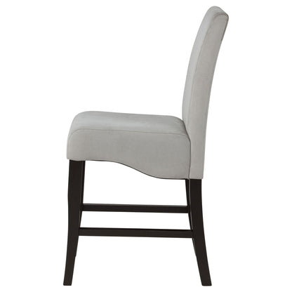 Upholstered Counter Stools (Set of 2) - Gray
