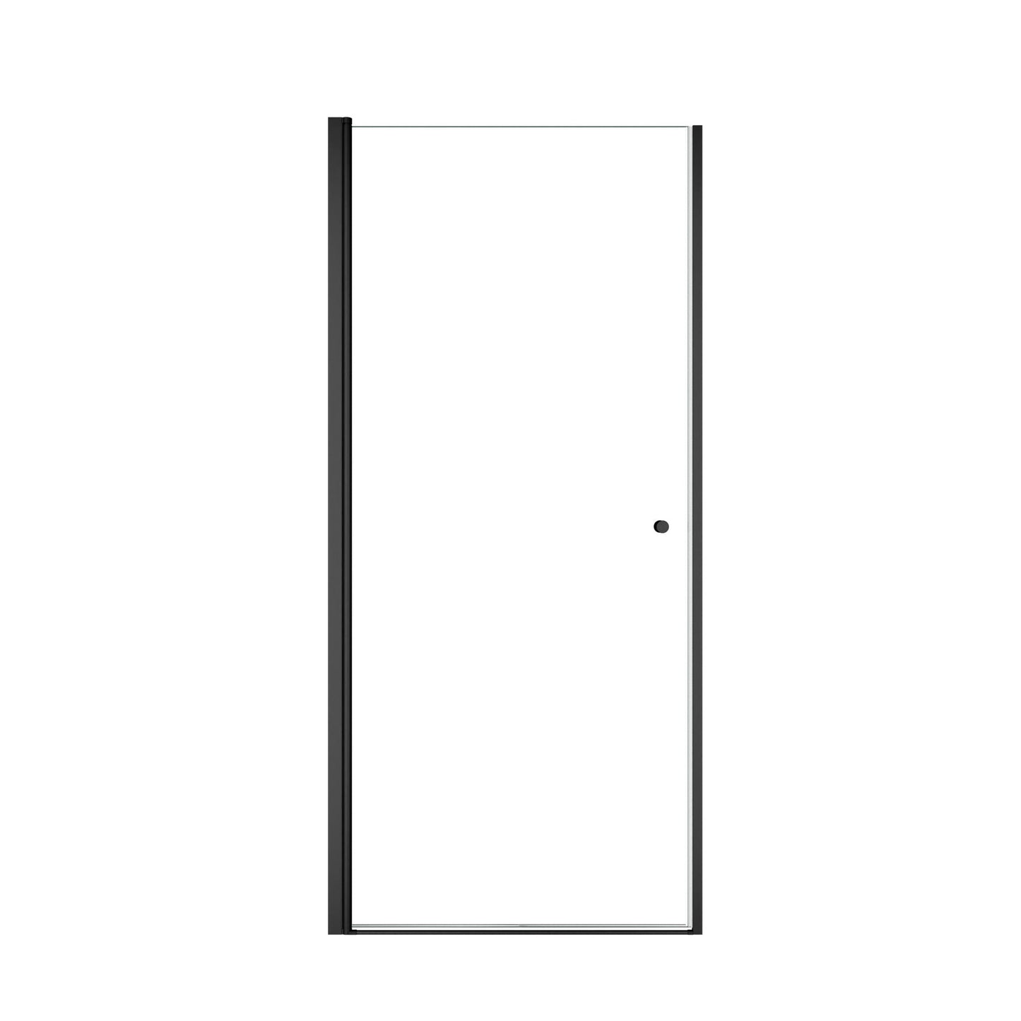 Semi Frameless Circular Pivot Shower Door with 1/4" Tempered Glass