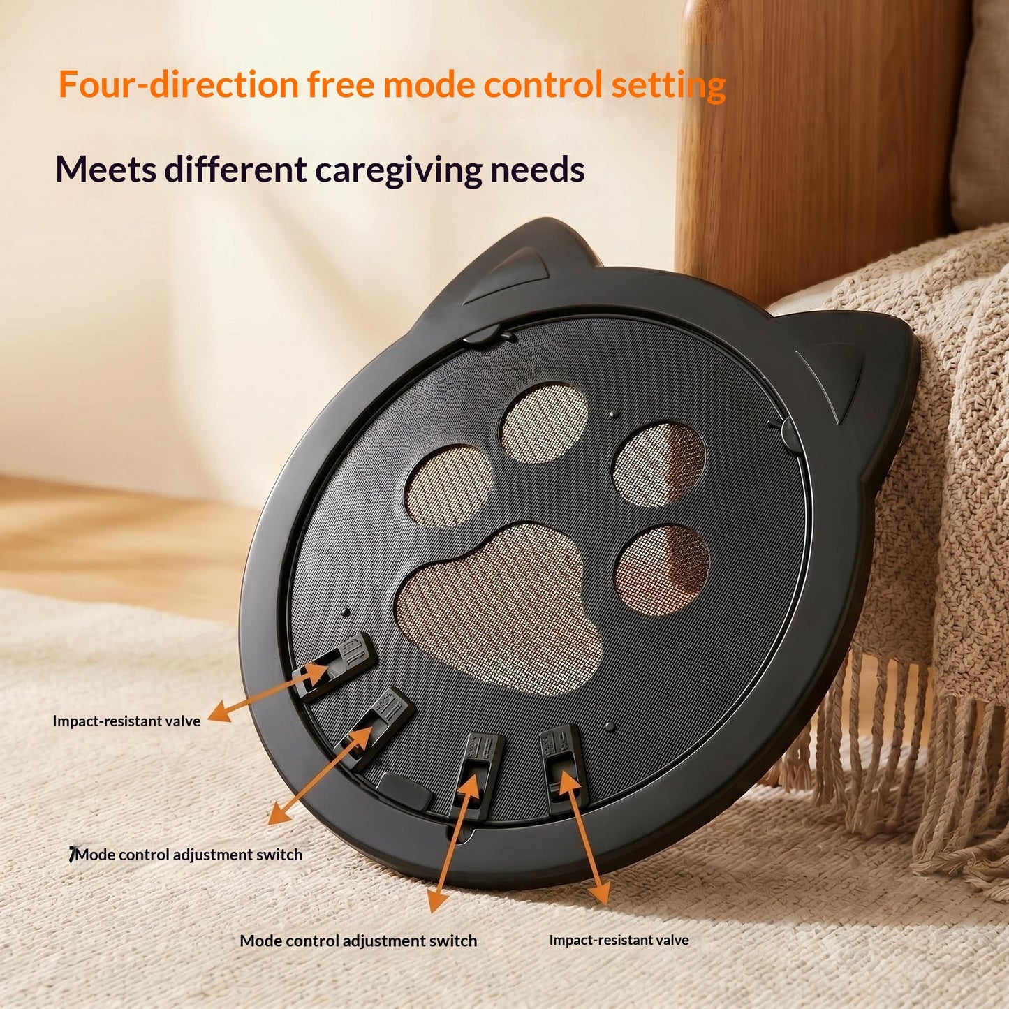Directional Pet Door With 4-Way Lock