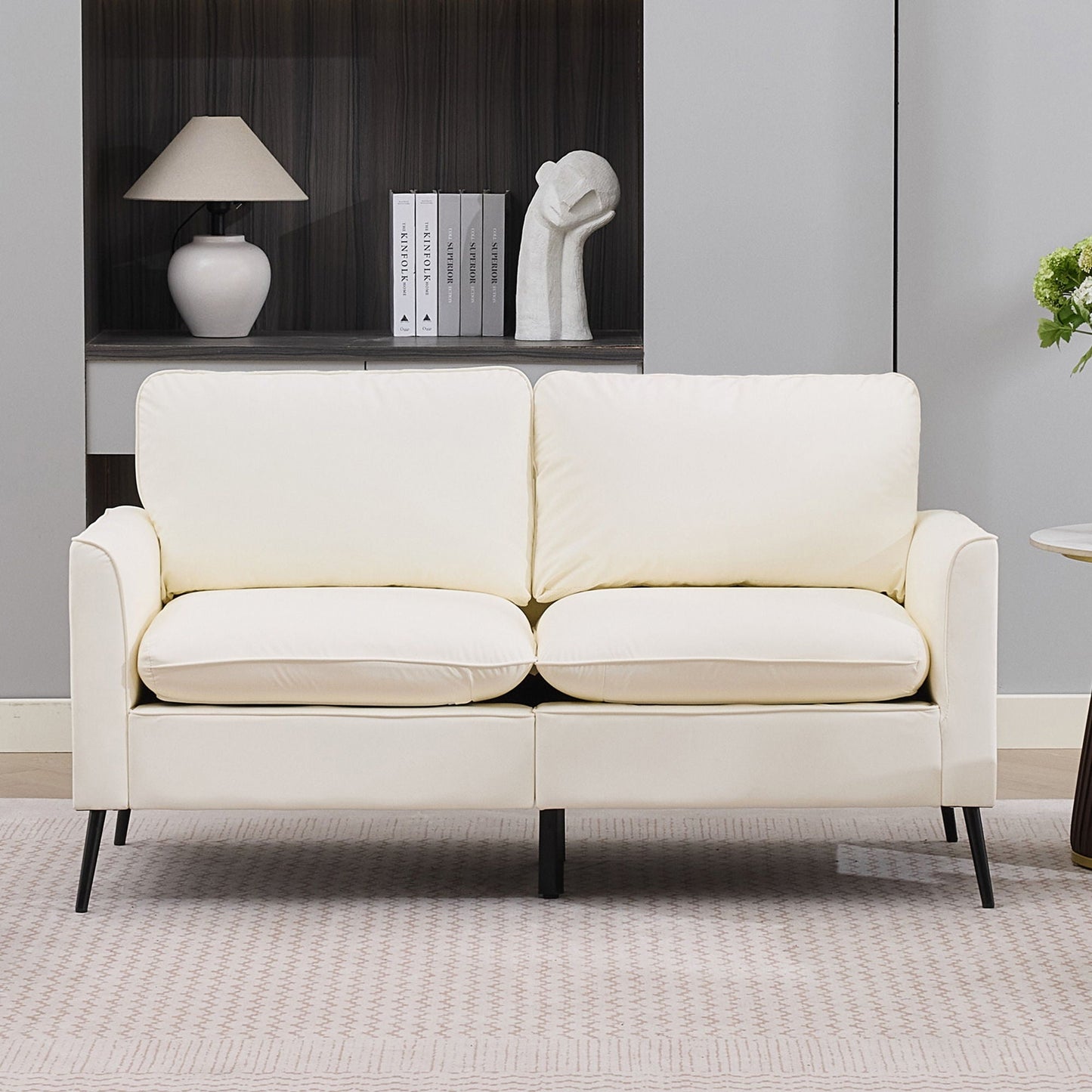 Upholstered Loveseat, For Living Room