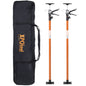 Adjustable Support Pole System for Drywalls and Cabinets with Carry Bag