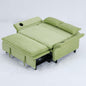 Modern Fabric Multi-Functional Sofa Bed With Adjustable Armrests And Backrests
