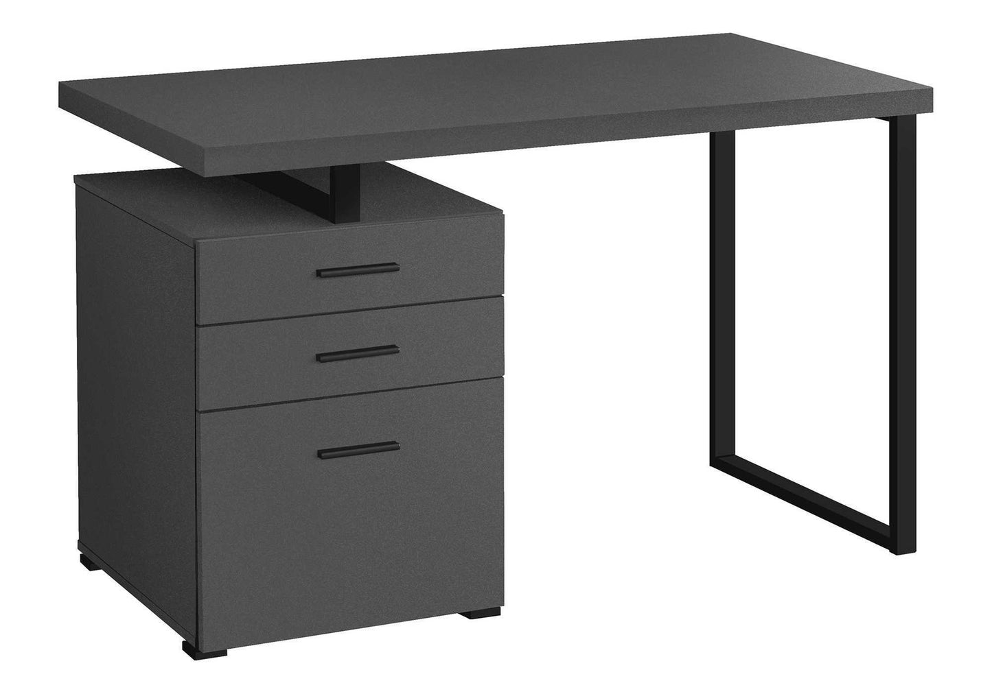 Computer Desk For Home Office, Left or Right Setup with Storage Drawers