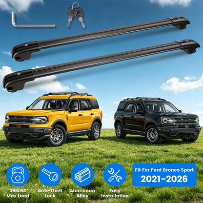 Roof Rack Cross Bars for Ford Bronco Sport 2021-2026
