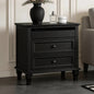 28" Wood Nightstand with Charging Station