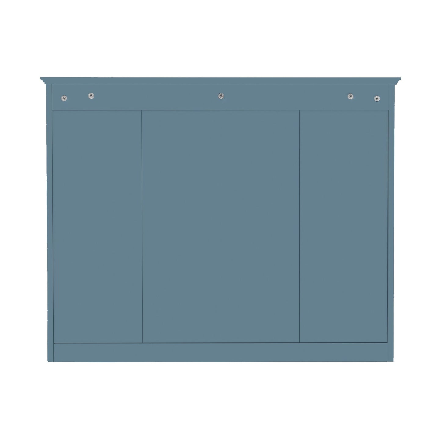 Wall Mounted Medicine Cabinet With Mirror, Storage Cabinet Featuring 6 Open Shelves And Adjustable Interior