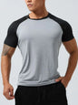 Men's Plus Size Round Neck Short Sleeve T-Shirt