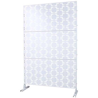 Outdoor & Indoor Metal Privacy Freestanding Decorative Screen