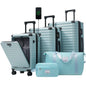 Deluxe 5-Piece Hard-Side Luggage Set with USB and TSA Locks