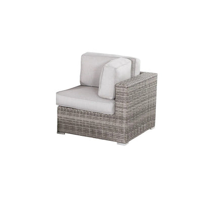 Wicker Sectional Seating Group With Cushions
