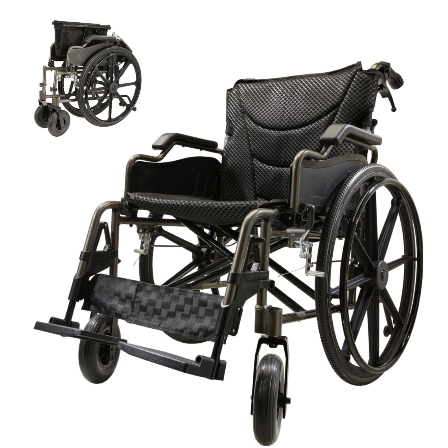 Lightweight Foldable Nursing Wheelchair For Adults