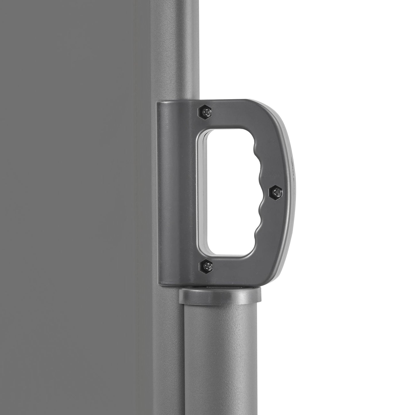 Retractable Side Awning, 71''-118'' Full Aluminum Rust-Proof Outdoor Privacy Screen