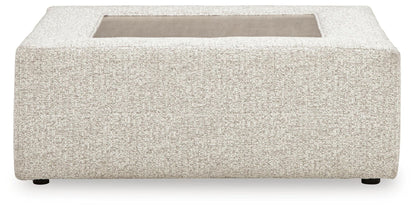 Ashbourne Estate - Oversized Accent Ottoman - Snowstone