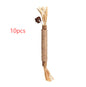 Cat Catnip Teething Stick Raffia Pet Toy