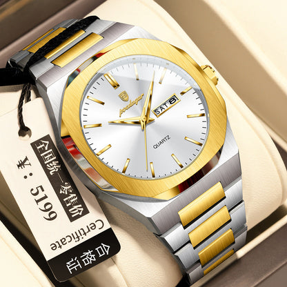 Men's Waterproof Luminous Quartz Watch