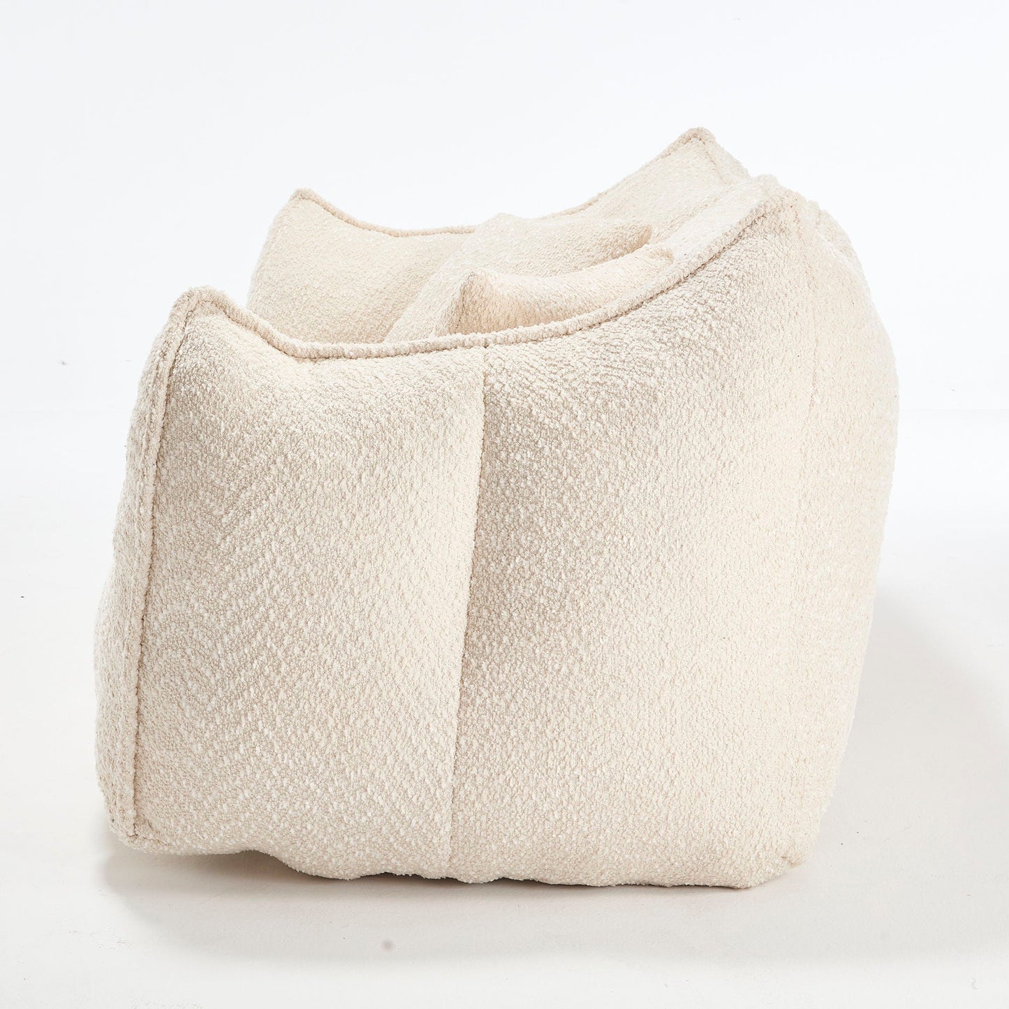 Comfortable Dual Beanbag Chair With High Resilience Foam Core For 2 People
