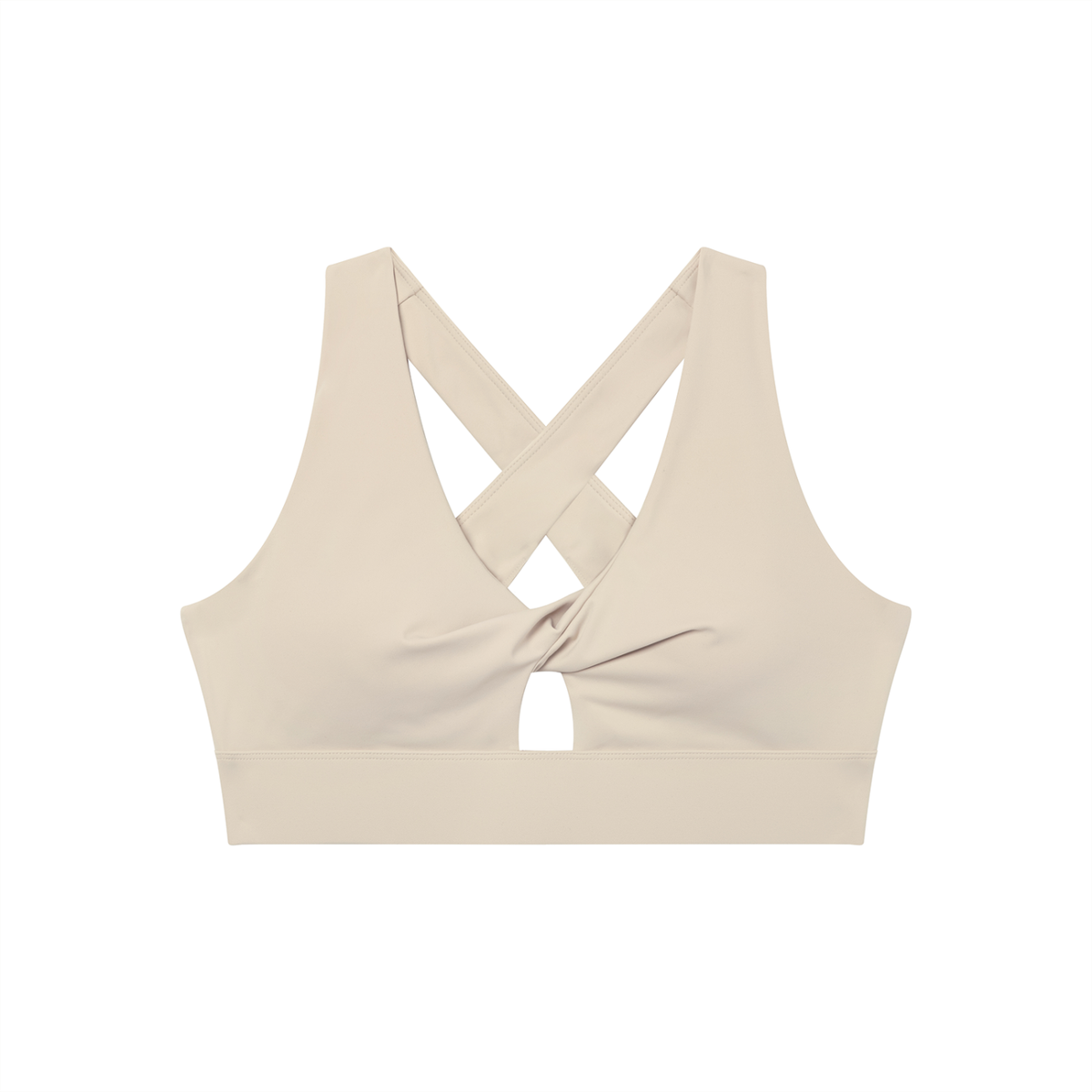 Loki & Ivy Women's Twist Front V-Neck Sports Bra