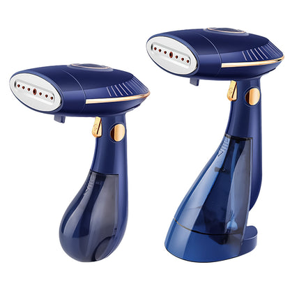 1500W 2 In 1 Foldable Garment Steamer Handheld Fabric Wrinkle Remover with 168ML & 288ML Water Tanks For Flat Hanging Ironing