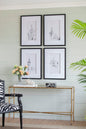 Architecture Wall Art Prints, Home Decor Art For Living Room Dining Room Entryway (Set of 4) - White / Black