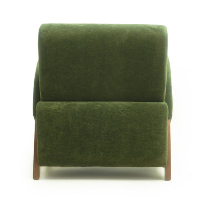 Velvet Fabric Decorative Lounge Chair