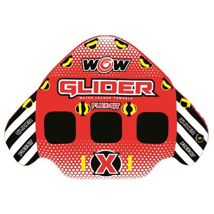 WOW Watersports Glider 3 Person 3P Towable with Flex Seating