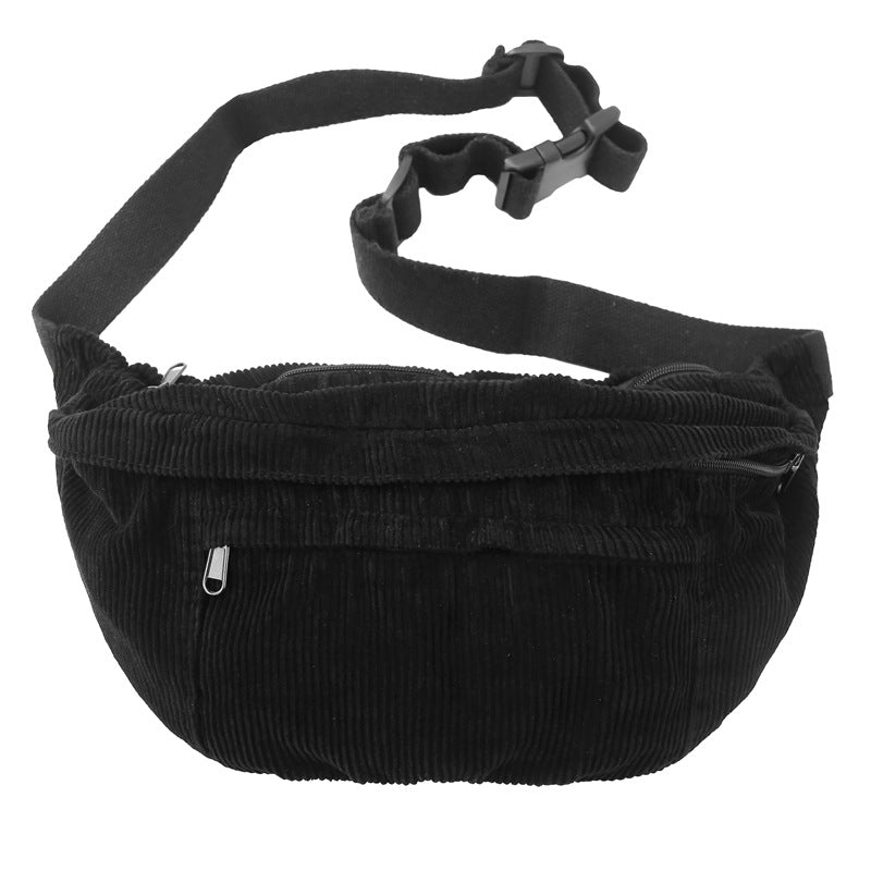 Corduroy Canvas Bag Large-capacity Casual Shoulder And Crossbody Bag
