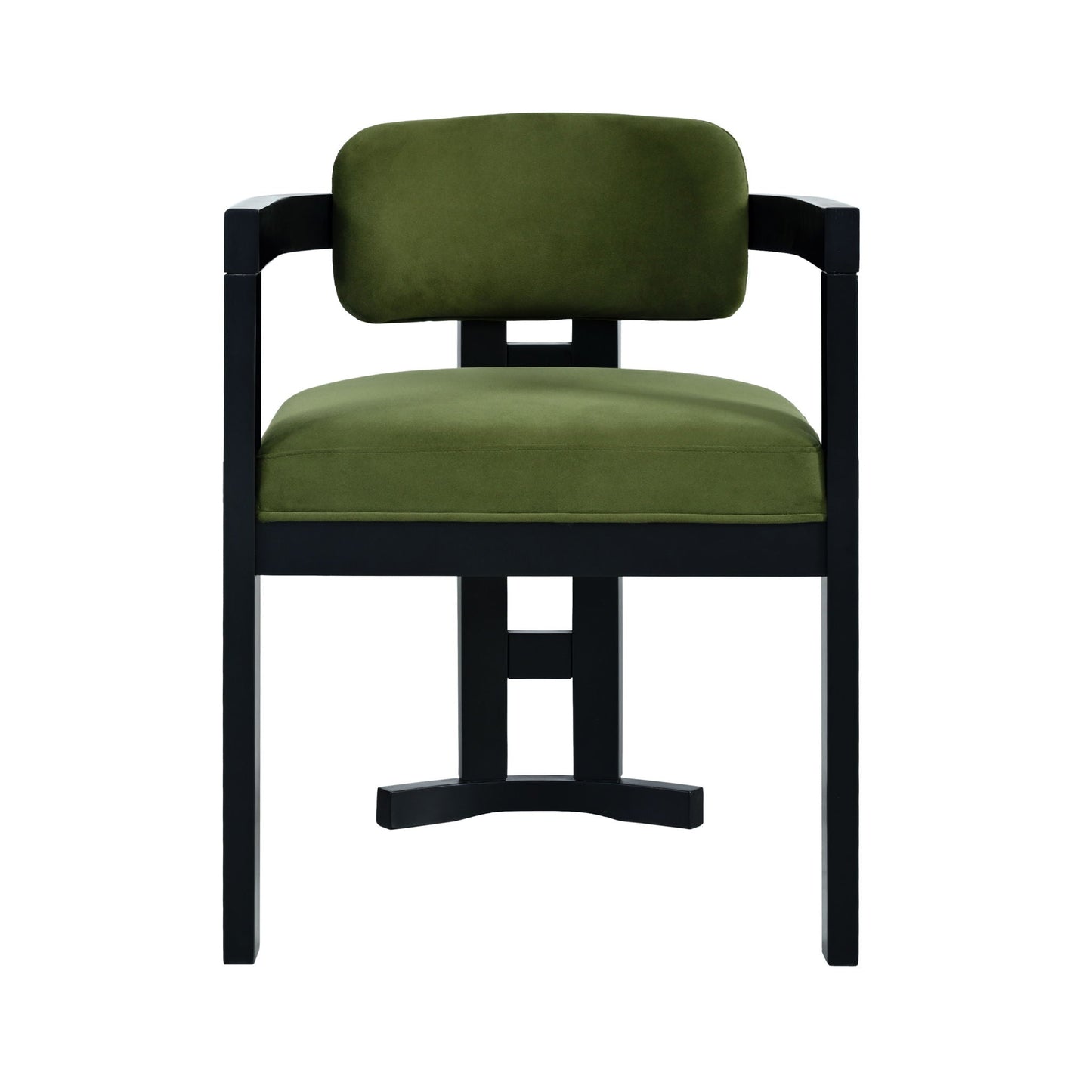 Stylish Indoor Upholstered Wood Dining Chair Set of 2