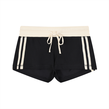 Loki & Ivy Women's Contrast Stripe Track Shorts