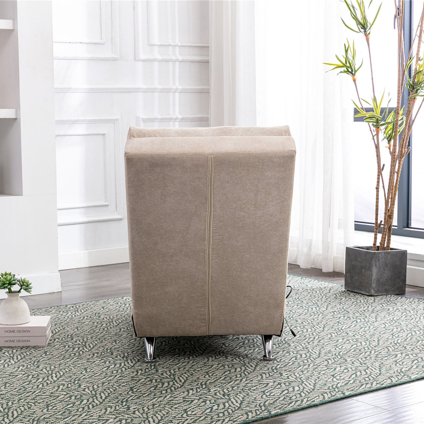 Massage Chaise Lounge Indoor With Remote Control, Ergonomic Electric Massage Lounger