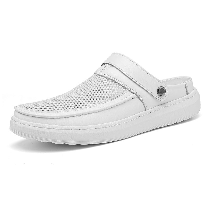 Mens Breathable Mesh Hollow-out Two-way Sandals