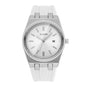 Simple Business Silicone-Strap Quartz Watch