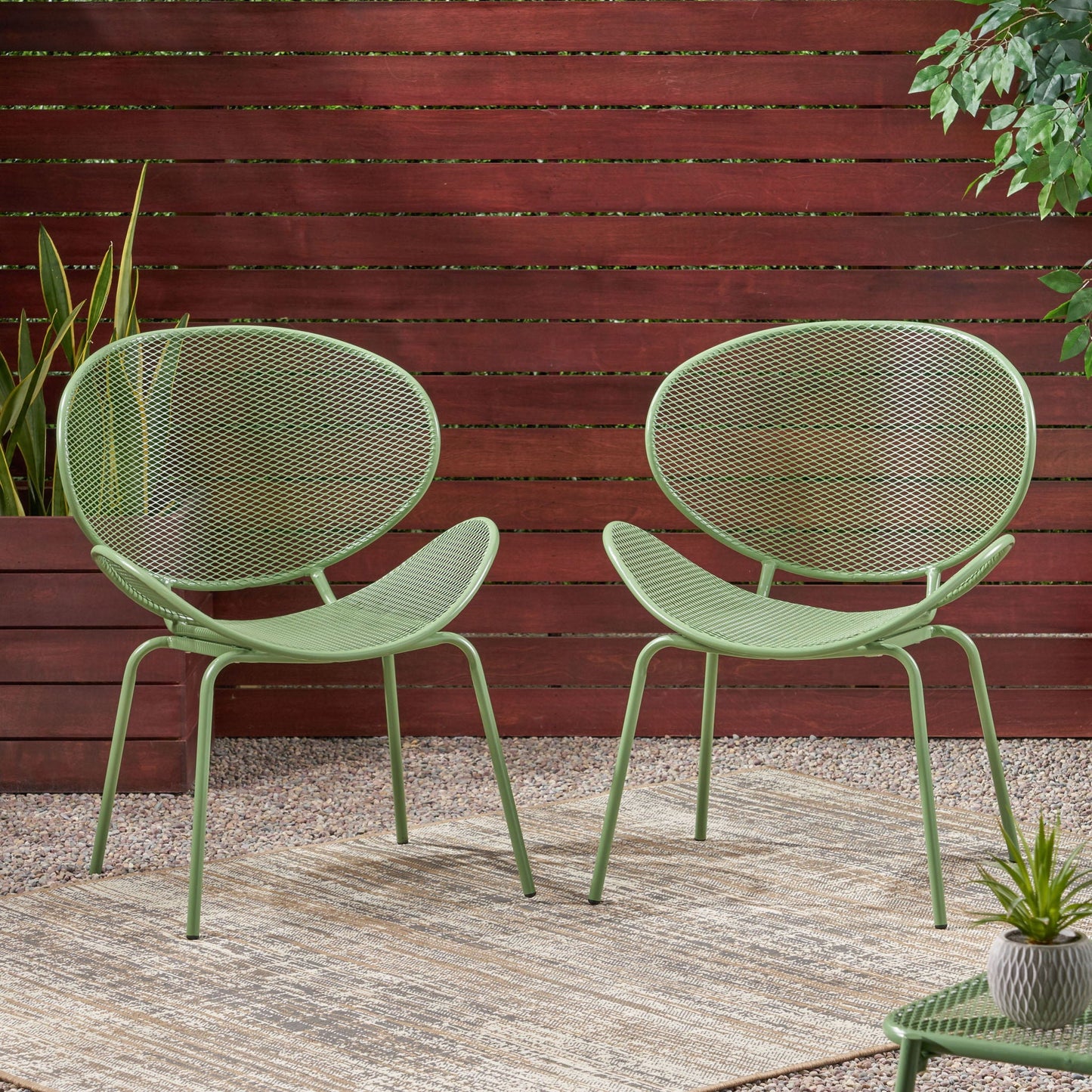 Elba Contemporary Chair Set For Outdoor Relaxation