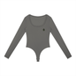 Loki & Ivy Women's Tight Long Sleeve Yoga Bodysuit