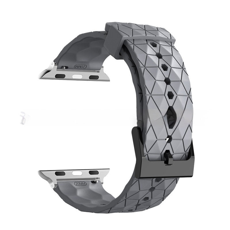 Football-patterned Watch S9 Strap S10 Silicone Replacement Wristband