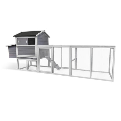 Chicken Coop With Run And Nesting Box