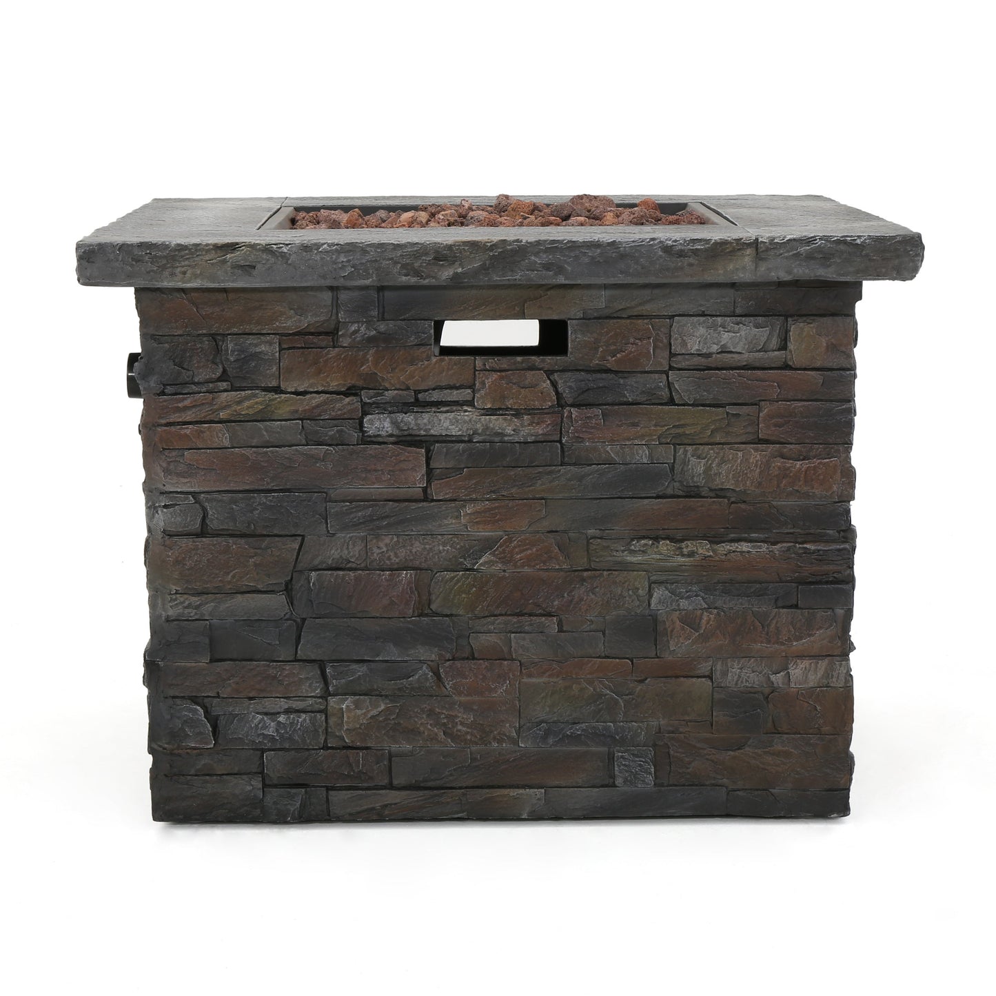 33' SQUARE MGO FIRE PIT - 40000 BTU.