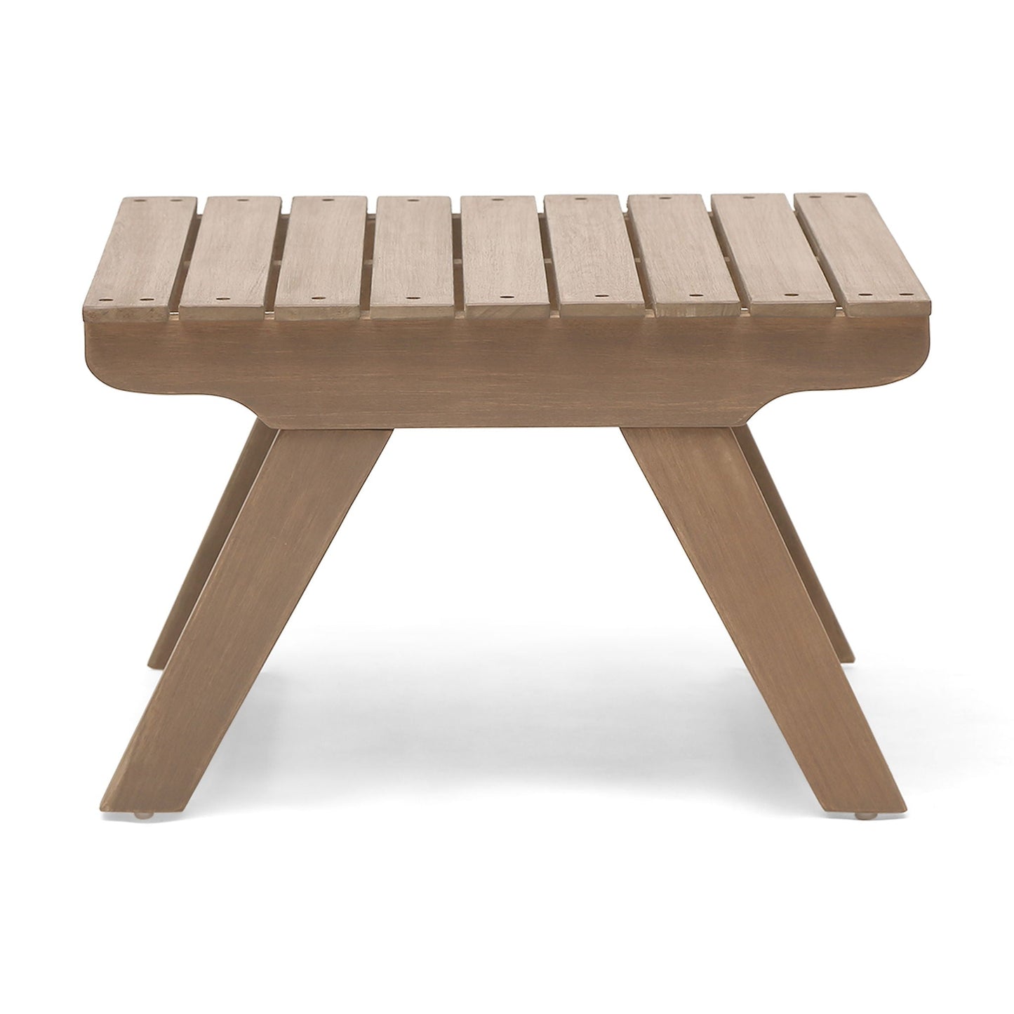 Sedona Outdoor Side Table With Open Slat Design
