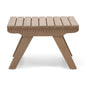 Sedona Outdoor Side Table With Open Slat Design